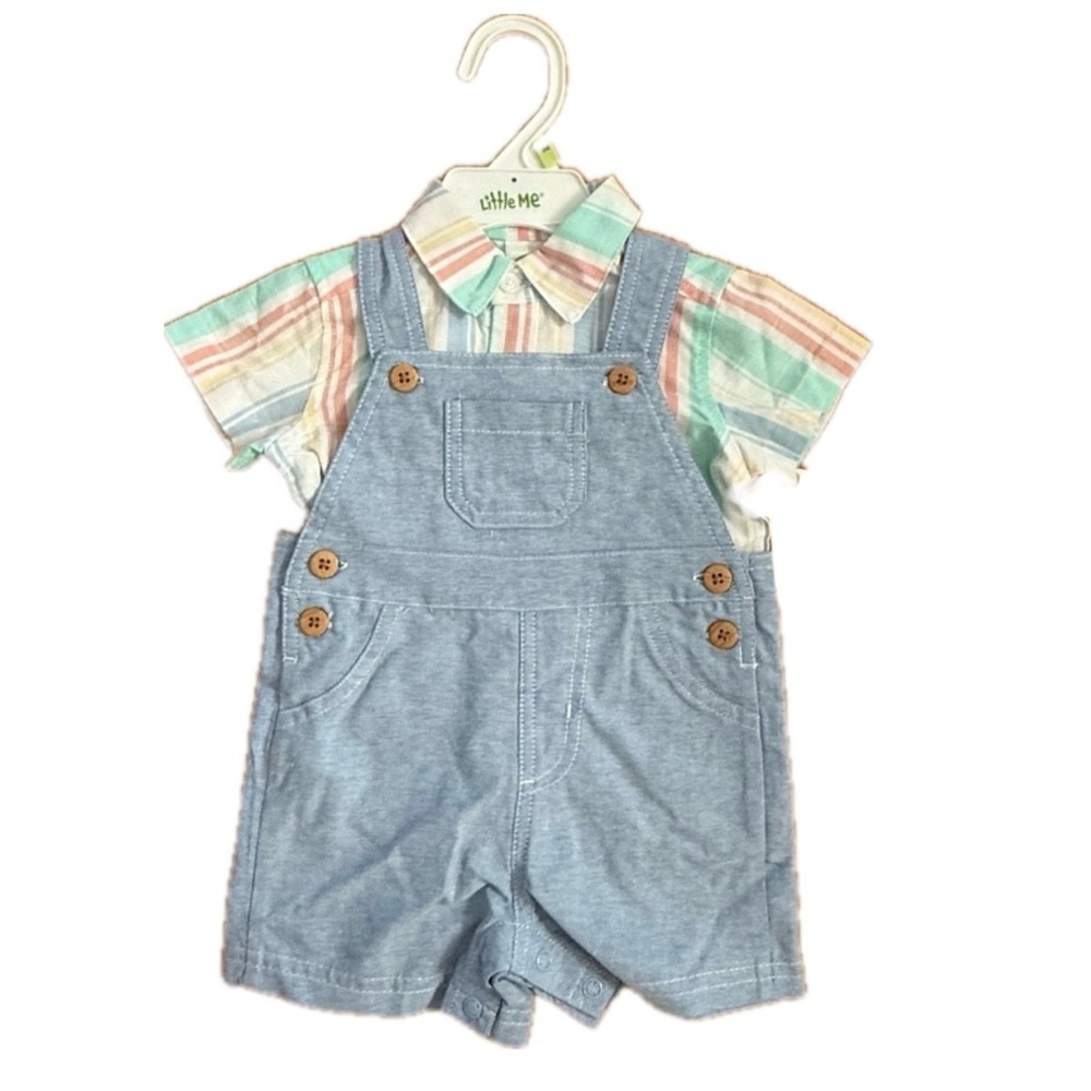 Little Me Baby Boy 2 Piece Outfit Set